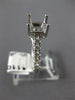 ESTATE .40CT DIAMOND 14KT WHITE GOLD 3D LUCIDA SEMI MOUNT ENGAGEMENT RING #16658