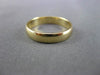 ESTATE 14KT YELLOW GOLD CLASSIC WEDDING ANNIVERSARY RING BAND 4mm WIDE #24177