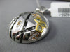 .84CT WHITE & FANCY YELLOW DIAMOND & ENAMEL 18K TRI COLOR GOLD 3D FLOWER PENDANT