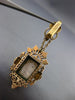 ANTIQUE AAA PEARL & ENAMEL 14KT YELLOW & ROSE GOLD 3D CLIP ON EARRINGS #21682