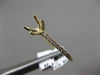 ESTATE .20CT DIAMOND 14KT YELLOW GOLD CLASSIC 4 PRONG SEMI MOUNT ENGAGEMENT RING