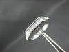 ESTATE .88CT BAGUETTE DIAMOND PLATINUM CONCAVE CHANNEL ANNIVERSARY RING #17312