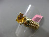 ESTATE 2.58CT DIAMOND CITRINE 14KT YELLOW GOLD HANDCRAFTED FLEXIBLE PANTHER RING