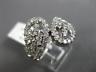 ESTATE .87CT DIAMOND 14K WHITE GOLD 3D CLASSIC INFINITY WEDDING ANNIVERSARY RING