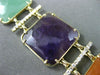 ESTATE WIDE & LONG 1.45CT DIAMOND & AAA MULTI GEM 14KT WHITE 3D SQUARE BRACELET