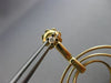 ESTATE LARGE .60CT DIAMOND 14KT YELLOW GOLD 3D CIRCULAR ETOILE HANGING EARRINGS