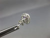 ESTATE 2.21CT DIAMOND & AAA AMETHYST 14K WHITE GOLD TEAR DROP HALO STUD EARRINGS