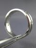 ESTATE WIDE .34CT DIAMOND 14KT WHITE GOLD 3D CLASSIC ETOILE ETERNITY RING #12149
