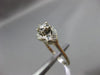 ANTIQUE WIDE .28CT OLD MINE DIAMOND 14KT YELLOW GOLD INFINITY ENGAGEMENT RING