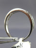 ESTATE .50CT DIAMOND 14K WHITE GOLD 3D SEMI ETERNITY CHANNEL ANNIVERSARY RING