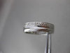 ANTIQUE 14K WHITE GOLD 3D HANDCRAFTED FILIGREE ETERNITY WEDDING BAND RING #18955