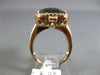 EXTRA LARGE 15.52CT WHITE & BLACK DIAMOND 14KT ROSE GOLD 3D SQUARE RING PENDANT