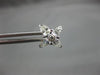 ANTIQUE 1.13CT ROUND & PEAR CUT DIAMOND 14KT WHITE GOLD CLUSTER EARRINGS #17126