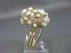 ESTATE EXTRA LARGE AAA SOUTH SEA & PINK QUARTZ 14KT YELLOW GOLD FUN RING #26303