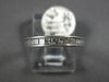 ESTATE .30CT PRINCESS DIAMOND 14KT WHITE GOLD CHANNEL 9 STONE ANNIVERSARY RING