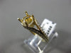 ESTATE .45CT DIAMOND 14K YELLOW GOLD FOUR PRONG ROUND SEMI MOUNT ENGAGEMENT RING
