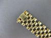 ESTATE WIDE & LONG 14KT YELLOW GOLD 3D HANDCRAFTED ITALIAN PANTHER BRACELET