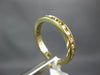 ESTATE .80CT DIAMOND 14KT YELLOW GOLD CLASSIC ROUND CHANNEL ETERNITY RING #3297