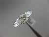 ESTATE 1.44CT PRINCESS DIAMOND 14K WHITE GOLD 3D CLASSIC 5 STONE ENGAGEMENT RING