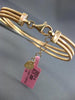 ESTATE .30CT DIAMOND 14KT WHITE & ROSE GOLD CRISS CROSS MESH BAR BANGLE BRACELET