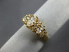 ESTATE WIDE 1.05CT MARQUISE & ROUND DIAMOND 14KT YELLOW GOLD CLASSIC RING #22273