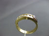 ESTATE .46CT DIAMOND 14KT TWO TONE GOLD 3D CHANEL ANNIVERSARY WEDDING RING #1312