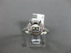 ESTATE .19CT DIAMOND 14KT WHITE GOLD 3D HALO FILIGREE SEMI MOUNT ENGAGEMENT RING