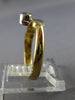 ESTATE .10CT DIAMOND 18KT WHITE & YELLOW GOLD 3D FRIENDSHIP PROMISE RING #23974