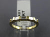 ESTATE .25CT DIAMOND 14K YELLOW GOLD 5 STONE BAGUETTE ANNIVERSARY RING #2421