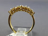 ESTATE .85CT DIAMOND 14KT YELLOW GOLD MARQUISE & BAGUETTE ANNIVERSARY RING #6898
