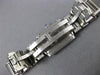ESTATE CARTIER .05CT AAA ROUND SAPPHIRE STAINLESS STEEL 3D CLASSIC SQUARE WATCH