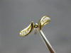 ESTATE .37CT DIAMOND 14KT YELLOW GOLD 3D WAVE SEMI MOUNT ENGAGEMENT RING #15826