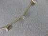 ESTATE .50CT DIAMOND 14KT YELLOW GOLD CLASSIC BY THE YARD FLOATING LOVE NECKLACE