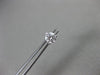 ESTATE .56CT DIAMOND 14KT WHITE GOLD CLASSIC 3D 3 PRONG SOLITAIRE STUD EARRINGS