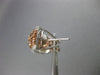 ESTATE LARGE 5.66CT DIAMOND 18KT WHITE & ROSE GOLD MULTI SHAPE CLIP ON EARRINGS