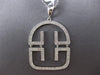 ESTATE LARGE .60CT DIAMOND 18KT WHITE GOLD 3D FLEXIBLE HOUSE PENDANT
