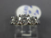 ESTATE 1.04CT DIAMOND 14KT GOLD & PLATINUM CLASSIC THREE STONE ENGAGEMENT RING