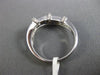 ESTATE .70CT DIAMOND & AAA SAPPHIRE 14KT WHITE GOLD 3D SEMI ETERNITY SNAKE RING