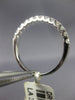 ESTATE .55CT DIAMOND 18KT WHITE GOLD 12 STONE SEMI ETERNITY ANNIVERSARY RING