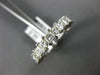 ESTATE 3.31CT DIAMOND 14KT WHITE GOLD PRINCESS ETERNITY WEDDING ANNIVERSARY RING
