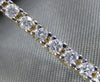 ESTATE 2.0CT ROUND CUT DIAMOND 14KT YELLOW GOLD 3D CLASSIC 2mm TENNIS BRACELET