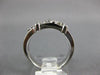 ESTATE .25CT DIAMOND 14KT WHITE GOLD BEZEL ETOILE SEMI ETERNITY ANNIVERSARY RING