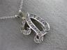 .30CT ROUND DIAMOND 14K TWO TONE GOLD CLASSIC SCRIPT "D" INITIAL PENDANT #20642