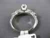 ANTIQUE .35CT OLD MINE DIAMOND PLATINUM GOLD 3D CLASSIC ENGAGEMENT RING #9963