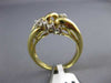 ESTATE .35CT DIAMOND 14K TWO TONE GOLD OPEN LOVE KNOT CIRCLE OF LIFE RING #19483