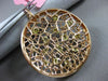 ESTATE 2.75CT FANCY MULTI COLOR DIAMOND 18KT ROSE GOLD CIRCULAR FLOATING PENDANT