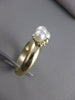 ESTATE 5MM AKOYA SEA PEARL 14KT YELLOW GOLD CLUSTER JOURNEY COCKTAIL RING #21392
