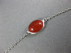 ESTATE LONG 5.66CT DIAMOND & AAA FIRE OPAL 14K WHITE GOLD BY THE YARD BRACELET