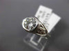 ANTIQUE LARGE GIA .90CT DIAMOND 18KT WHITE GOLD FILIGREE ENGAGEMENT RING #23707