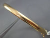 ESTATE WIDE 2.32CT DIAMOND 18KT ROSE GOLD CLASSIC MULTI ROW PAVE BANGLE BRACELET